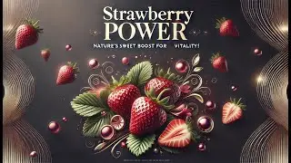 Strawberry Power: Nature's Sweet Boost for Health and Vitality!