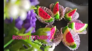 BISKUT SEMANGKA/TEMBIKAI terlajak sedap 😍😍