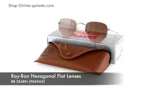 Ray Ban Hexagonal Flat Lenses RB 3548N 9069A5