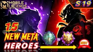 15 META HEROES MOBILE LEGENDS 2021 (SEASON 19) | Mobile Legends Tier List | MLBB
