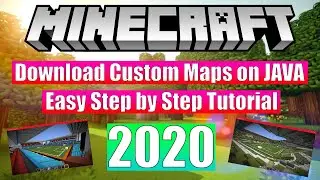 How To Download Custom Maps on Minecraft Java Edition! Easy Step by Step Tutorial (2020)