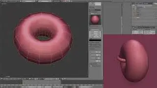 Single vertex and 4 modifiers to create a torus.