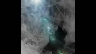 观世音菩萨面带温柔的微笑，表情慈悲，优雅地坐在一朵大莲花上。背景是峨眉山，山峦起伏，郁郁葱葱，增强了宁静和精神的氛围。年轻的侍从恭敬地坐在她身边，身着色彩鲜艳的长袍，为和谐、平衡的构图增添了色彩。