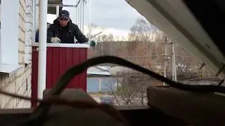 КАК СДЕЛАТЬ САМЫЙ ДЕШЁВЫЙ БАЛКОН))Из Алюминивых профилей.Ч.1