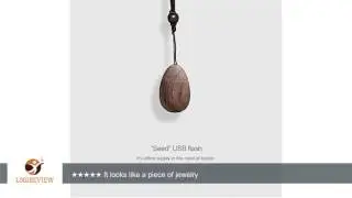 Umoo Original design USB flash Wooden USB 2.0 16GB Seeds Flash Drive 16g Pen Drive Stick Wood Gift
