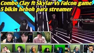 Reaksi Streamer RRQ vs Falcon Game 5,  Vyn+Clay Ngamuk!!!