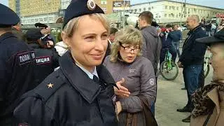 Омск. 09.09.2018 Акция Против пенсионного грабежа. Задержание координатора штаба Навального