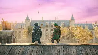Two Professional Assassins Stealth Gameplay | Co-op | Assassin's Creed Unity