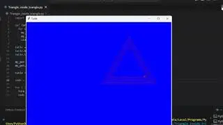 python inside the triangle, square and hexagon