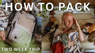 PACK WITH ME - Two Week Trip (Carry On) Check List  // 8 Years of Full Time Travel