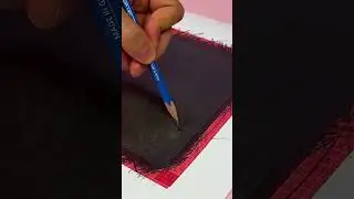 This is what happens if you draw with a pencil for a long time 