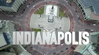 Indianapolis Drone Footage - Lucas Oil Field, Monument Circle
