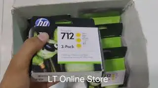 HP DesignJet 712 3-pack Yellow Ink Cartridge, 29ml    