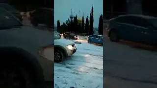 Массовая авария в Алуште   16 01 2018