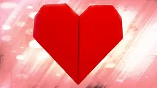 Origami heart paper instructions (Easy)