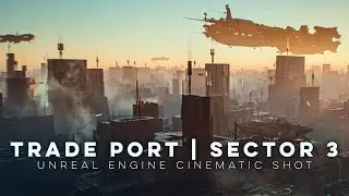 Trade Port | Sector 3 - Unreal Engine Cinematic Shot