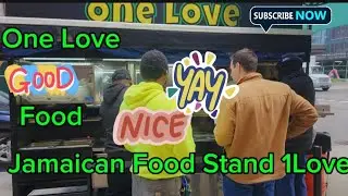 Best Jamaican Food Stand 🧍‍♀️ in Queens Call One  love ❤️ 😍 💖 ❣️ Food eat good 👍 😋