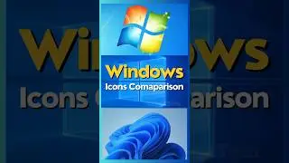 Icons Windows 7 vs 10 vs 11 
