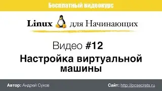Видео #12. Настройка виртуальной машины VirtualBox