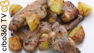 Coniglio al forno con patate