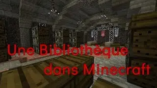 Une bibliothèque dans minecraft