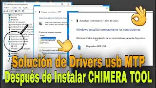 Solución Drivers MTP, Después De Instalar Chimera Tool | No Reconoce USB