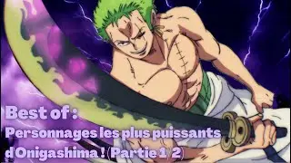 TIER-LIST des PERSONNAGES les PLUS PUISSANTS d'ONIGASHIMA ! (PARTIE 1/2) - ONE PIECE BEST OF