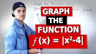 MHF4U (Grade 12 Advanced Functions) -  Graph Advanced Absolute Value Function Example 1