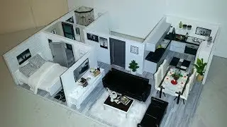 DIY Miniature Modern Dollhouse Apartment #4