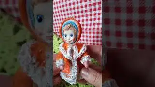 Девочка кукла из ваты, ручная работа хобби