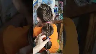 Оформляем хвостик 😍 #берииделай #hairstyle #дети #волосы #braids #hairtutorial