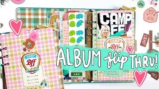 Camp BFF Mini Album Flip Through!