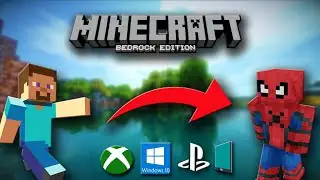 COMO PONERSE UNA SKIN EN MINECRAFT BEDROCK GRATIS EN PC ✅