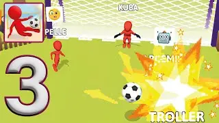 Crazy Kick! Fun Football game Gameplay part 3 - Android