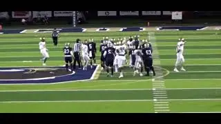 T.A. Cunningham, #1 Defensive Lineman in the USA 🇺🇸, causes the forced fumble!