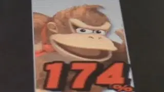 destroying donkey kong in 3DS smash bros because I can