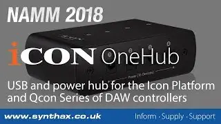 Icon OneHub for Platform M+ and Qcon Pro X Series - NAMM 2018