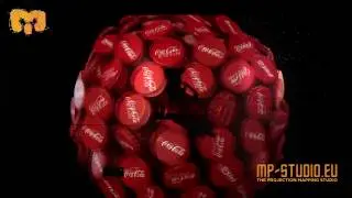 Coca Cola One Brand by MP-Studio - 3D projection mapping and holographic projection