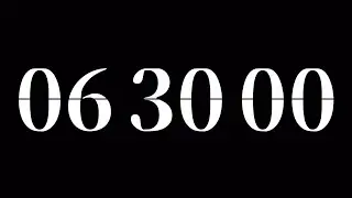 6 hours 30 minute countdown, Timer & alarm flip clock.