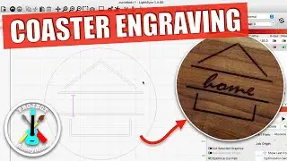 Monport 40W CO2 Laser Engraving | Coaster Customization