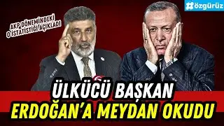 Ülkücü başkan Erdoğan'a parmak salladı, AKP dönemindeki o istatistiği açıkladı!
