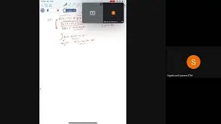 Signals and Systems live session 16