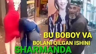 #yangiprikol BOBOYNI VA BOLANI QILGAN ISHINI PRIKOL