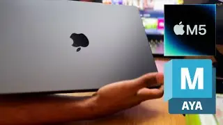 Maya on M5 MacBook Pro 14