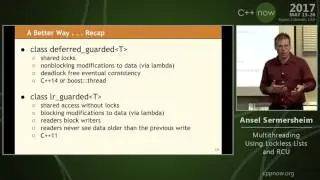 C++Now 2017: Ansel Sermersheim 