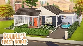 Couple's First Home ☀️ (with nursery) | The Sims 4 Speed Build