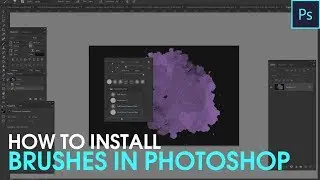 How to install brushes in Adobe Photoshop