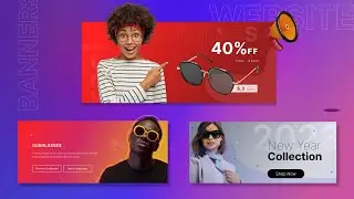 Minimal and Attracting Website Banner Design | Figma Tutorial