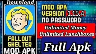 Fallout Shelter Mod Apk (unlimited Money, unlimited lunchboxes) V 1.15.4
