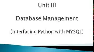 Python - MySQL Connectivity || Step by Step Guide